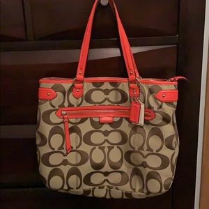 Coach signature big tote
